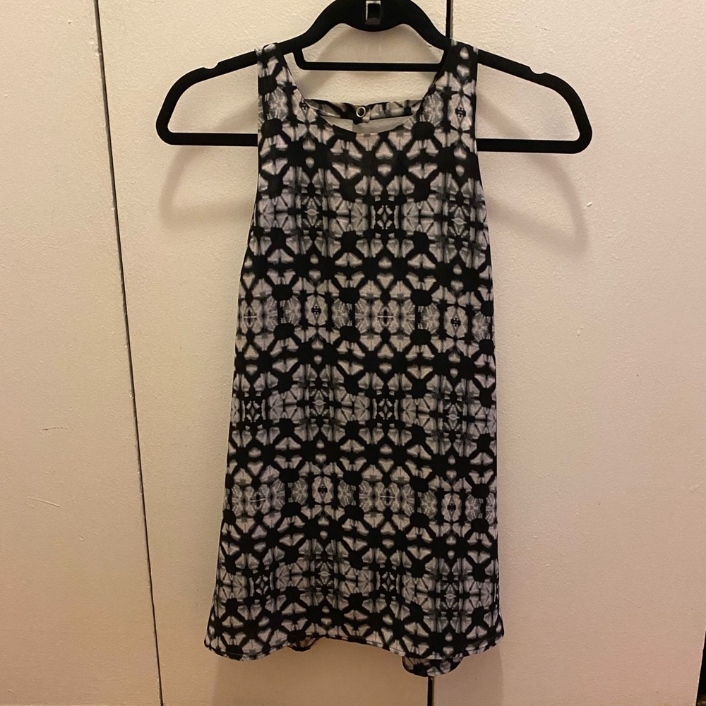 Sanctuary tie-dye cross back tank